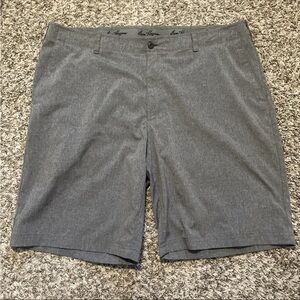 Ben Hogan Active Shorts Men's Waist Size 42 Gray Pockets Golf Casual Lightweight